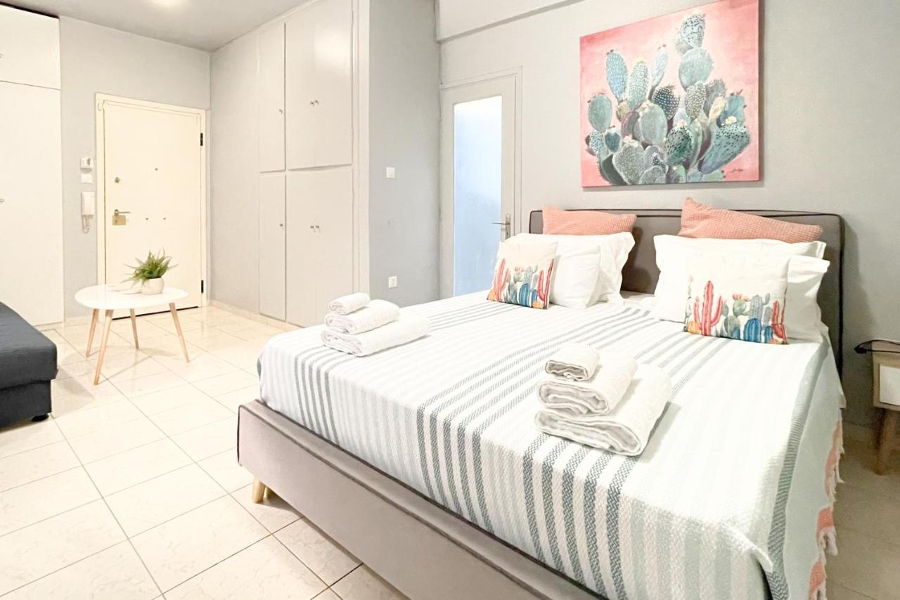 אתונה Cute 1Br Apt With Balcony In The Heart Of The City מראה חיצוני תמונה